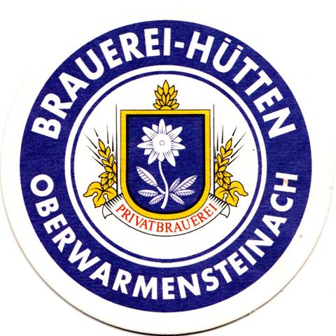 warmensteinach bt-by htten rund 1a (215-privatbrauerei) 
